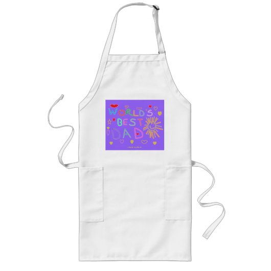 VADERDAG LONG KITCHEN APRONS - BESTE DAD GIFTS LANG SCHORT (Voorkant)
