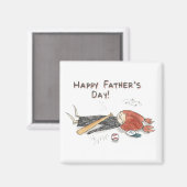 Vaderdag Magnet Magneet (Voorkant / Achterkant)