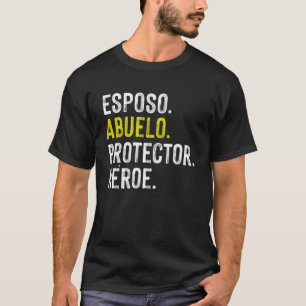 Vaderdag Man Grootvader Beschermer Hero in T-shirt