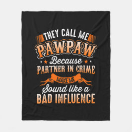 Vaderdag | Mannen die ze me Pawpaw noemen Fleece Deken