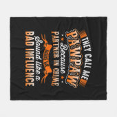 Vaderdag | Mannen die ze me Pawpaw noemen Fleece Deken (Voorkant (Horizontaal))