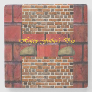 Vaderdag Marble Stone Onderzetter
