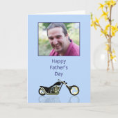 Vaderdag met foto en motor kaart (Gele Bloem)