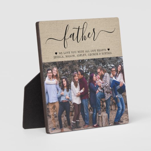 Vaderdag met foto fotoplaat (Voorkant)
