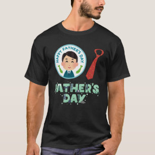 Vaderdag met vet rood Stropdas-klasse cadeau T-shirt