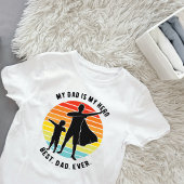 Vaderdag Mijn vader is mijn beste heldenvader ooit T-shirt