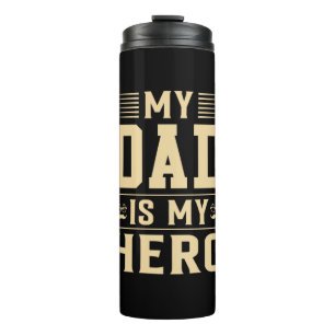 Vaderdag Mijn vader is mijn held Thermosbeker