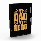 Vaderdag Mijn vader Mijn Hero Fotoblokken (Links)