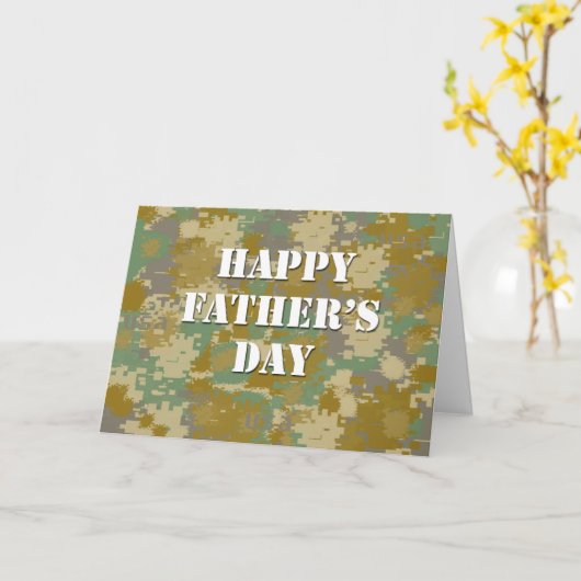 Vaderdag - Militair Kaart (Gele Bloem)