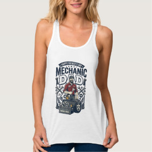 Vaderdag monteur vader T-shirt grappige werkende v