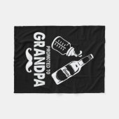 Vaderdag naar opa fleece deken (Voorkant (Horizontaal))