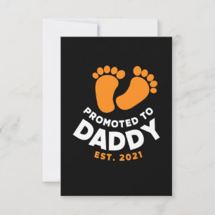 Vaderdag   Naar papa bevorderd in 2021 RSVP Kaartje