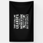 Vaderdag noemen ze me opa spandoek (Verticaal)