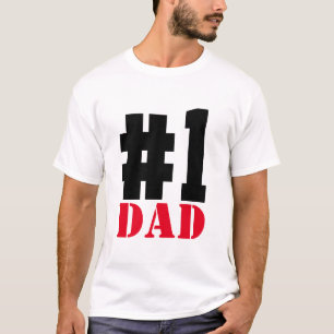 Vaderdag nummer 1 Pap White T-shirt