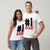 Vaderdag nummer 1 Pap White T-shirt (Unisex)