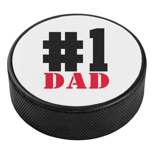 Vaderdag nummer 1 vader hockey puck (3/4)