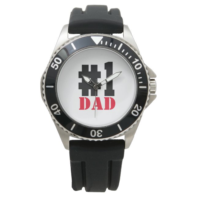 Vaderdag nummer 1 vader horloge (Voorkant)