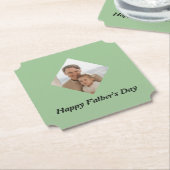 Vaderdag Onderzetter – gepersonaliseerd pastelcade (Gekanteld)