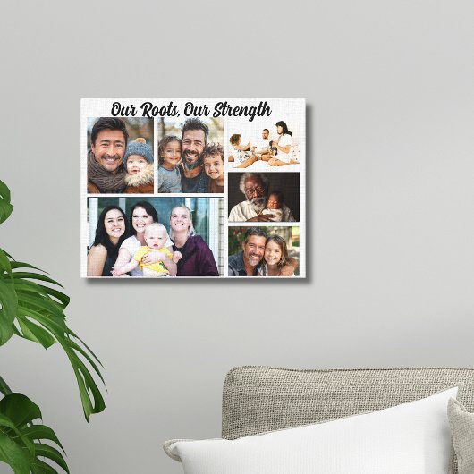 Vaderdag - onze wortels, onze kracht canvas afdruk