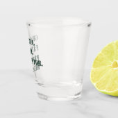 Vaderdag opa Father Protector Hero Text Shot Glas (Rechts)