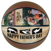 Vaderdag pa 2 Foto beste vader ooit Basketbal (Voorkant)