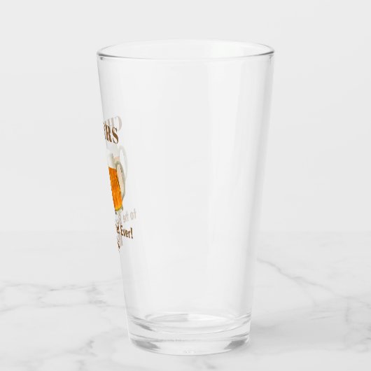Vaderdag Pap Best Ever Monogram Beer Pint Glas (Links)