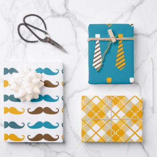 Vaderdag Pap van Warmte Set Inpakpapier Vel