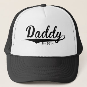 vaderdag - "Papa Est. Jaar toevoegen" Trucker Pet