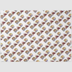 Vaderdag Papa Fotocollage Custom Pattern Tissuepapier