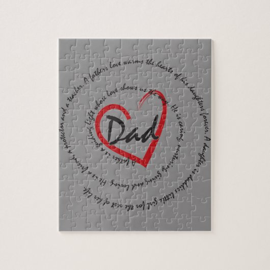Vaderdag papa legpuzzel (Verticaal)