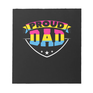 Vaderdag Papa Pansexual Daughter Notitieblok