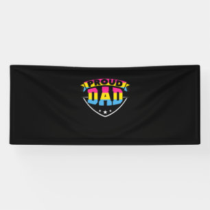Vaderdag Papa Pansexual Daughter Spandoek