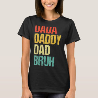 vaderdag papa papa bruh zoontje daug t-shirt