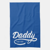 Vaderdag - Papa sinds... Theedoek (Verticaal)