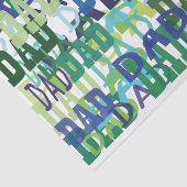 vaderdag Papa-weefselpapier Tissuepapier (Detail)