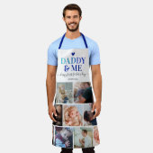 Vaderdag pappa en ik fotocollage schort (Gedragen)