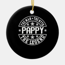 Vaderdag | Pappa the Man the Myth the Legend Keramisch Ornament