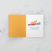 Vaderdag Pennant beste vader ooit Kaart (Binnen)