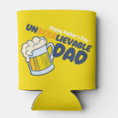 Vaderdag personaliseren | Onleefbare vader Blikjeskoeler (Achterkant)