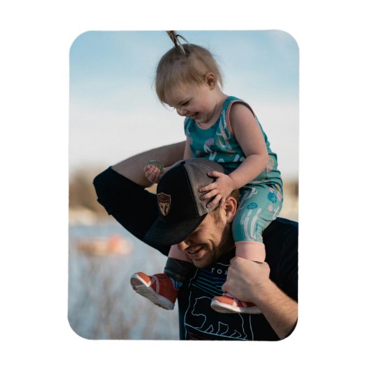 Vaderdag Photo Keepsake Magneet (Verticaal)