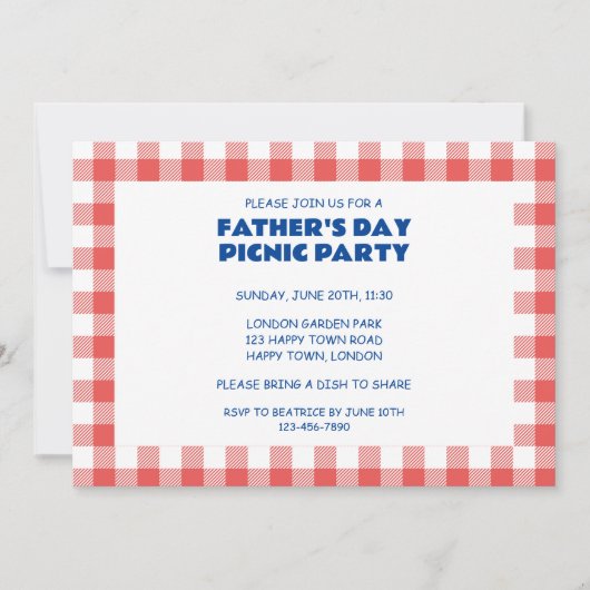  VADERDAG PICKNICKPARTIJ KAART (Voorkant)