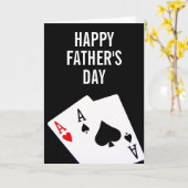 Vaderdag Poker Kaart (Gele Bloem)