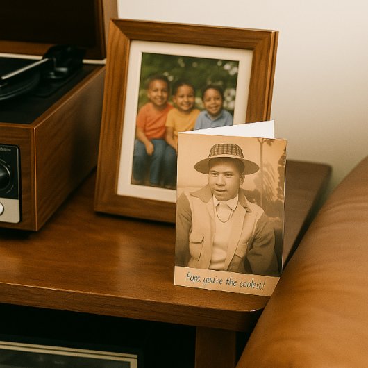  Vaderdag "Poppen, je bent de coolste!" Kaart