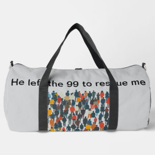 Vaderdag Print Cut Naaien Duffle Bag Plunjezak