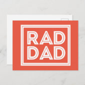Vaderdag - Rad Dad Briefkaart (Voorkant / Achterkant)