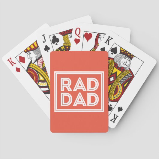 vaderdag - Rad Dad Pokerkaarten (Achterkant)