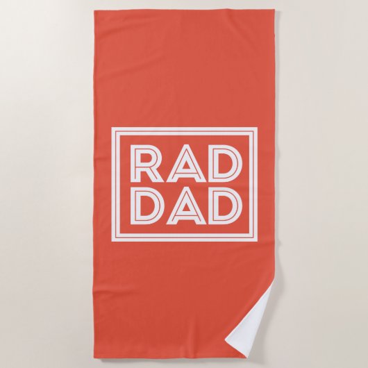 vaderdag - Rad Dad Strandlaken (Voorkant)
