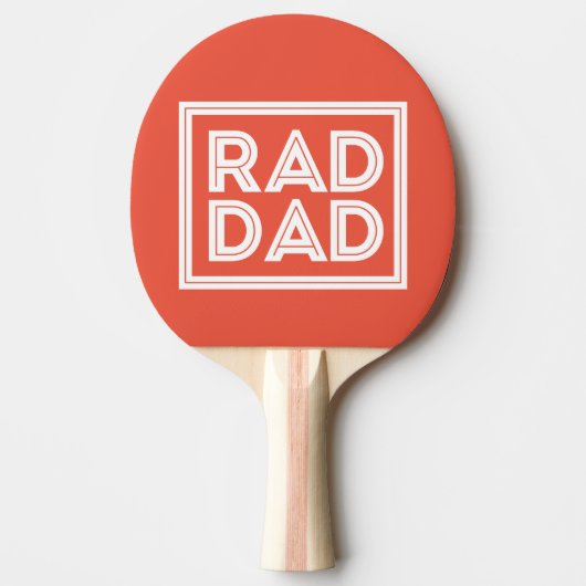 vaderdag - Rad Dad Tafeltennisbatje (Voorkant)