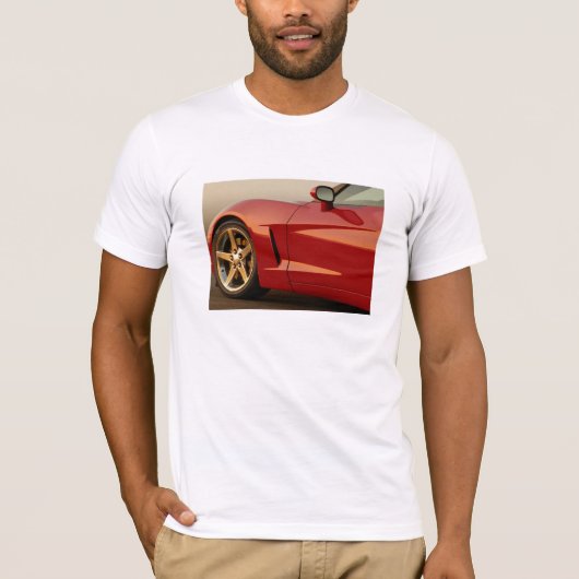 Vaderdag Red Corvette T-shirt (Voorkant)