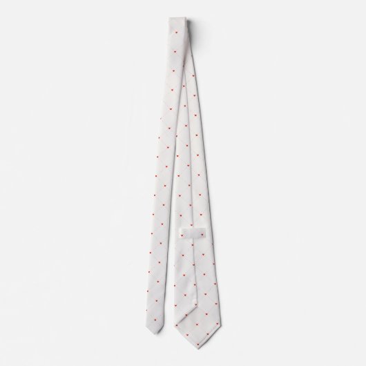 Vaderdag Red Polka Dots feestelijk. Stropdas (Achterkant)